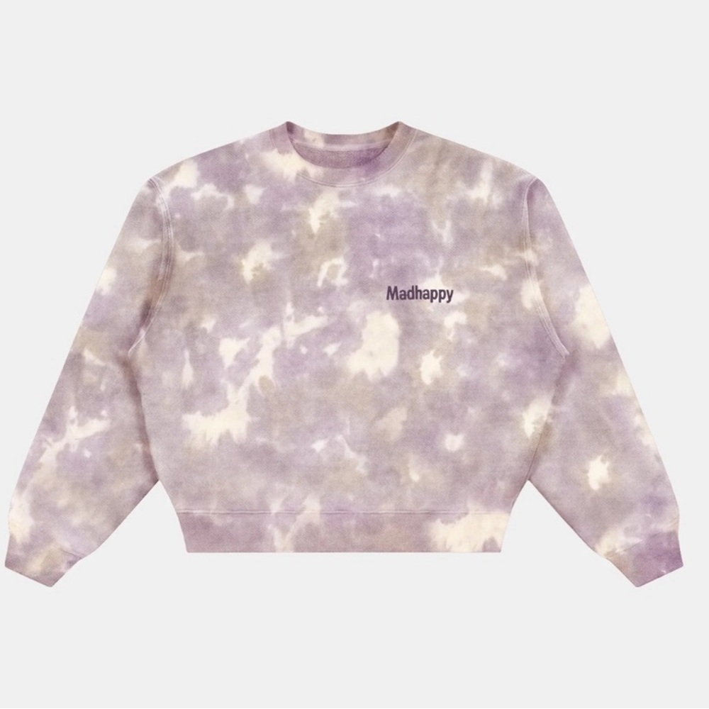 Madhappy Purple Tiedye Crewneck
